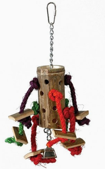 Small Bamboo Spider Bird Toy